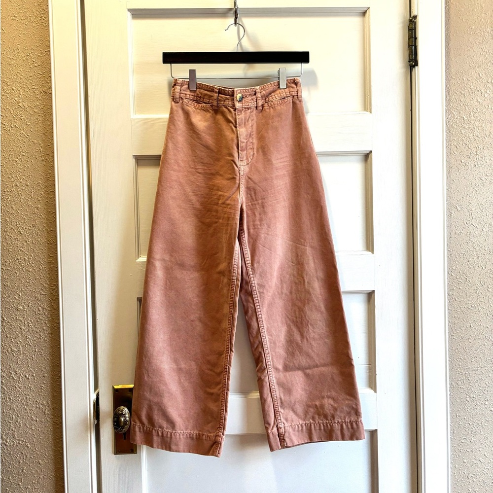Free People high waisted wide leg pant Sz 26